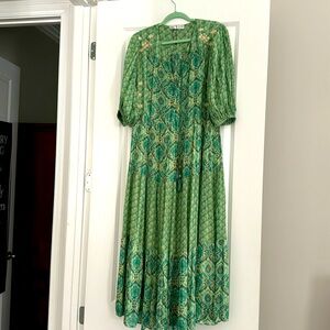 ZARA, Dress, Green, Size Medium,